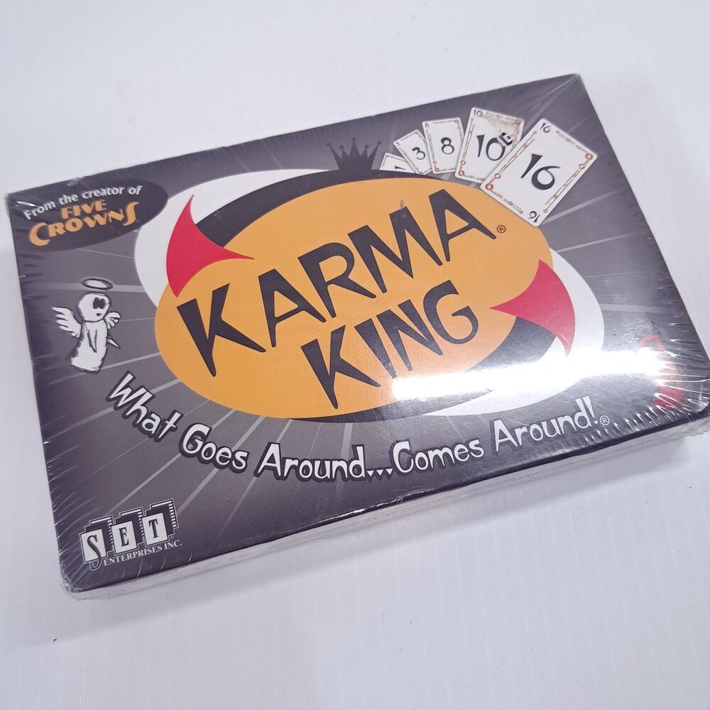 NEW Karma King Card Game by SET Enterprises What Goes Around Comes Around sealed